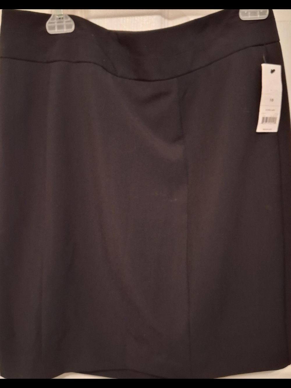 George Black Pencil Skirt with Subtle Front Seam